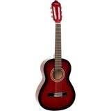 Allians Kırmızı Klasik Gitar Seti (3/4 Boy) Kılıf, Yedek Tel ve Pena ile - Ahşap - Beyaz - Seçenek 1