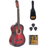 Allians Klasik Gitar 3/4 Boy Junior, Çocuklar Için Mükemmel Müzik Aleti - Altın - Turkuaz - Seçenek 1