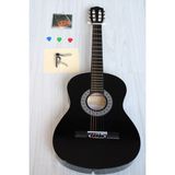 Allians Klasik Öğrenci Gitarı, 3/4 Boyut, Yumuşak Dokunuş, Pratik ve Hafif - Seçenek 1 - Ahşap