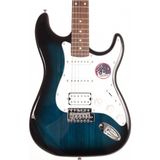 Allians Mavi Burst Elektro Gitar - Profesyonel ve Şık Tasarım - Ahşap - Ceviz - Seçenek 1