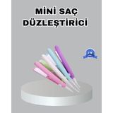 Allians Mini Seramik Saç Düzleştirici, Kompakt ve Hızlı Isınan Seyahat Aleti - Açık Bej - Seçenek 1