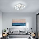 Allians Modern Beyaz LED Avize - Yatak ve Çocuk Odası Için Şık Tasarım - Seçenek 1 - Ahşap - Beyaz