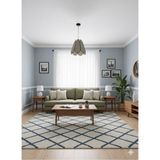Allians Modern Çiçek Sarkıt Avize, Kumaş Bohem Salon ve Mutfak Dekorasyonu - Seçenek 1 - Ahşap