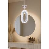 Allians Modern Krom LED Avize, Kristal Görünüm, Beyaz Işık, Enerji Tasarruflu - Seçenek 1 - Altın - Gri