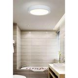 Allians Modern LED Avize, Beyaz Işık, Tavana Asma, Panel Light 6500K - Seçenek 1 - Ahşap - Beyaz