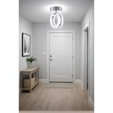 Allians Modern LED Kristal Plafonyer, Beyaz Işık, Enerji Tasarruflu, Şık ve Parlak - Seçenek 1 - Altın - Gümüş - Bakır