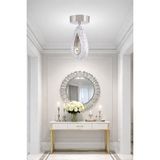 Allians Modern LED Kristal Plafonyer, Beyaz Işık, Şık Tasarım, Enerji Tasarruflu - Seçenek 1 - Altın - Gümüş - Bakır
