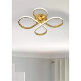 Allians Modern LED Plafonyer Avize, Oturma Odası, Salon ve Mutfak Için Şık Tasarım - Seçenek 1 - Altın