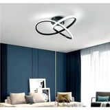 Allians Modern LED Plafonyer, Beyaz Işık, Şık ve Enerji Tasarruflu Aydınlatma - Seçenek 1 - Ahşap