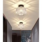 Allians Modern Luxury Kristal Taşlı Kare Hol ve Salon Avizesi Siyah - Seçenek 1 - Ahşap - Bej