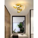 Allians Modern Plafonyer Tavan Avize, Gold Eskitme, 4000K Gün Işığı, Şık ve Şık Tasarım - Seçenek 1 - Altın