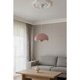 Allians Modern Retro Iskandinav Beton Görünümlü Tekli Sarkıt Avize, Mutfak ve Salon Aydınlatması - Seçenek 1 - Ahşap - Bej