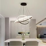 Allians Modern Siyah ve Beyaz LED Aplike Çift Avize Seti - Seçenek 1 - Ahşap