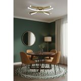 Allians Modern Tasarım Beyaz Ledli Salon ve Çocuk Odası Avizesi - Seçenek 1 - Altın