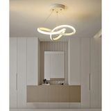 Allians Modern Tasarım Bumerang Sarkıt Power LED Avize, Şık ve Aydınlatıcı Aksesuar - Seçenek 1 - Ahşap - Beyaz