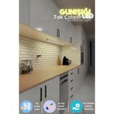 Allians Mutfak Tezgah Altı LED Işık Barı, Günışığı, Aç/kapa, Yapışkanlı, 1 Metre - Ahşap - Bej