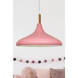 Allians Pembe Ahşap Tekli Sarkıt Avize, Salon, Mutfak, Kafe, Butik Aydınlatma - Seçenek 1 - Ahşap - Bej
