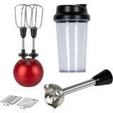 Allians Pratik 1500W Çok Fonksiyonlu Dilimleyici ve Blender Seti, Cam Hazneli - Altın - Turkuaz