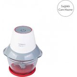 Allians Pratik ve Şık Robochop 2101H Cam Hazneli Doğrayıcı - Ahşap - Beyaz