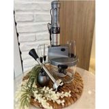 Allians Prosteel Cam Mutfak Robotu, Antrasit, 2500 W, Çok Fonksiyonlu, Dayanıklı - Altın - Gri