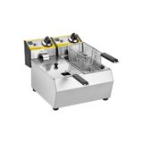 Allians Remta 3+3 Litre Çiftli Kapaklı Elektrikli Fritöz Paslanmaz Sanayi Tipi Fritöz Makinesi & Patates Kızartması Makinesi & Endüstriyel Büfe Tipi