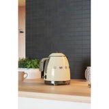 Allians Retro Mini Kettle, Şık ve Pratik, Krem Renk, 50's Tarz, Modern Tasarım