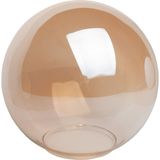 Allians Şeffaf Cam Avize Globe Bal, Modern ve Şık Aydınlatma Parçası - Seçenek 1 - Ahşap - Ceviz