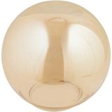 Allians Şeffaf ve Füme Cam Bal Glop 15 Cm, E27 Duyarlı Modern Aydınlatma Başlığı - Seçenek 1 - Ahşap - Bej