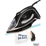 Allians Seramik Tabanlı Buharlı El Ütüsü, 3200W, 3m Kablo, Güçlü ve Güvenli Kullanım