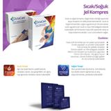 Allians Sıcak ve Soğuk Jel Kompres, 13X21 Cm, Rahatlatıcı ve Çok Amaçlı Kullanılır - Seçenek 1
