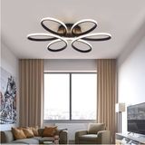 Allians Şık Papatya Model LED Tavan Lambası 50CM Modern Aydınlatma - Seçenek 1 - Ahşap