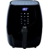 Allians Siyah Airfryer Fritöz, Sağlıklı ve Hızlı Yemek Pişirme Cihazı - Ahşap