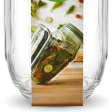 Allians Sızdırmaz Salata Kabı 900 ml Sos Bölmeli Yan Açılır Taşınabilir Saklama Kabı - Mutfak Düzeni Için Pratik ve Düzenli Çözüm - Ahşap - Seçenek 1