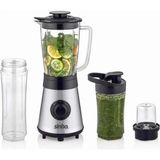 Allians Taşınabilir Kahve Öğütücü ve Smoothie Blender Seti, Pratik ve Şık Tasarım - Ahşap