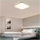 Allians Tavan Sıfır Kare LED Panel Spot Aplik Armatür 6500K Beyaz Renk - Seçenek 1 - Ahşap - Beyaz
