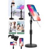 Allians Tüm Telefonlara Uygun, Teleskopik Masa Üstü Tripod, Canlı Yayın ve Video Için - Seçenek 1 - Ahşap