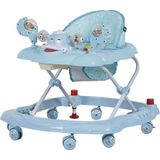 Allians Turkuaz Renkli Müzikli Bebek Yürüteç ve Oyuncaklı Duffy 9227 - Ahşap