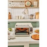 Allians Vintage Tarzında Çok Fonksiyonlu Pizza ve Airfryer Makinesi, Pratik Kullanım - Ahşap - Bej