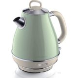 Allians Yeşil Çelik Kettle, Şık ve Dayanıklı, Pratik Kullanım, Modern Tasarım - Ahşap