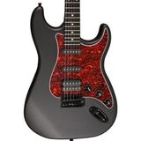 Allians Yüksek Kalite Siyah Elektro Gitar, Profesyonel ve Şık Tasarım - Seçenek 1 - Ahşap - Beyaz