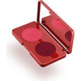 Allık - Emma Roberts x Kiko Milano Blush Buddies Lips & Cheeks Palette - 02 Cherry On Top