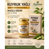 Allina Kuyruk Yağlı Krem 100 Ml(Bamya Tohumu ve Kekik Yağı Ilaveli) El Yapımı Doğal Içerik - Anti-Stres + Islak Alan - Tek