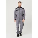Allium Gabardin Mont – Soğuk Havalarda Şıklık ve Koruma - 2XL - Gri - Siyah