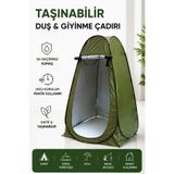 Allmart Duş, tuvalet ve soyunma odası çadırının otomatik kurulumu 120*120*190