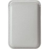 Allmi Apple iPhone 12 / 13 / 14 / 15 / 16 / 17 Pro Max Serisi ile Uyumlu Deri Cüzdan Magsafe - Gri