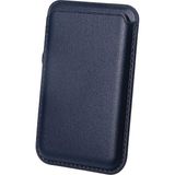 Allmi Apple iPhone 12 / 13 / 14 / 15 / 16 / 17 Pro Max Serisi ile Uyumlu Deri Cüzdan Magsafe - Lacivert
