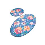 Allmode Flowers Djt 2'li Set Banyo Halısı