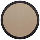 Allmode Jüt Sisal Yuvarlak Kilim Yıkanabilir Kilim 9716 YUVARLAK