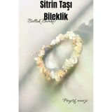 ALLORA DOĞALTAŞ allora192 Doğal Taş Sitrin Taşı(Bolluk/bereket) Bileklik