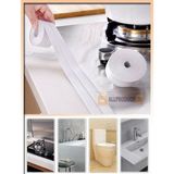 Allproduct TR All Product Su Sızdırmaz Banyo Mutfak Lavabo Küvet Kenar Bandı 3.2 M x 38 mm – Kendinden Yapışkanlı Su Geçirmez Izolasyon Şerit Bandı, Pvc Sızdırmaz Tamir Bandı Beyaz